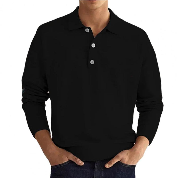 Men’s Minimalist Polo Shirt | Long Sleeve