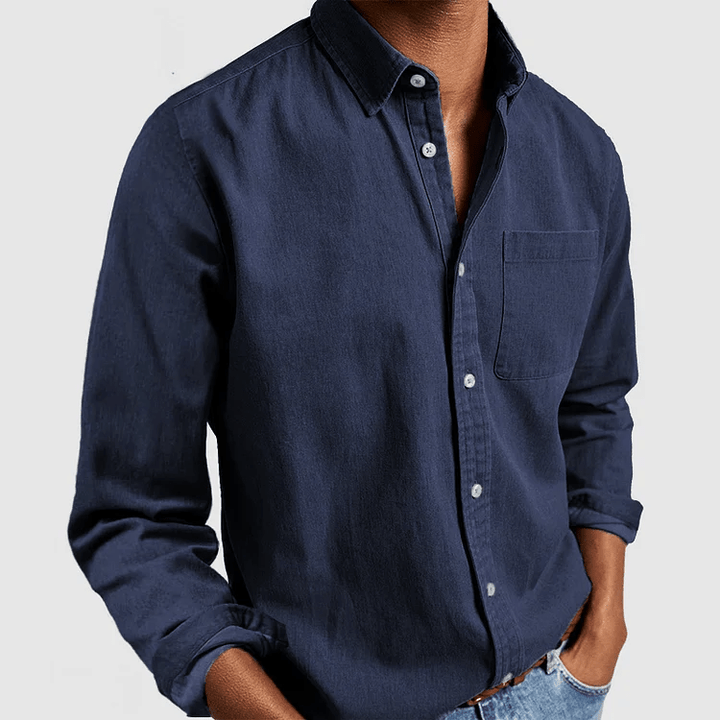 Men’s Casual Button-Up Shirt | Long Sleeve