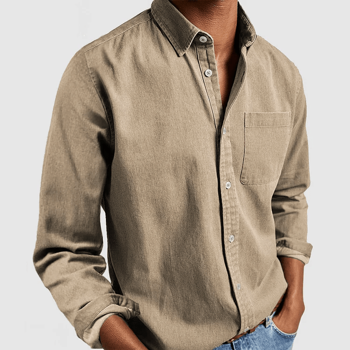 Men’s Casual Button-Up Shirt | Long Sleeve