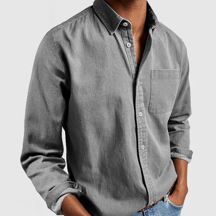 Men’s Casual Button-Up Shirt | Long Sleeve