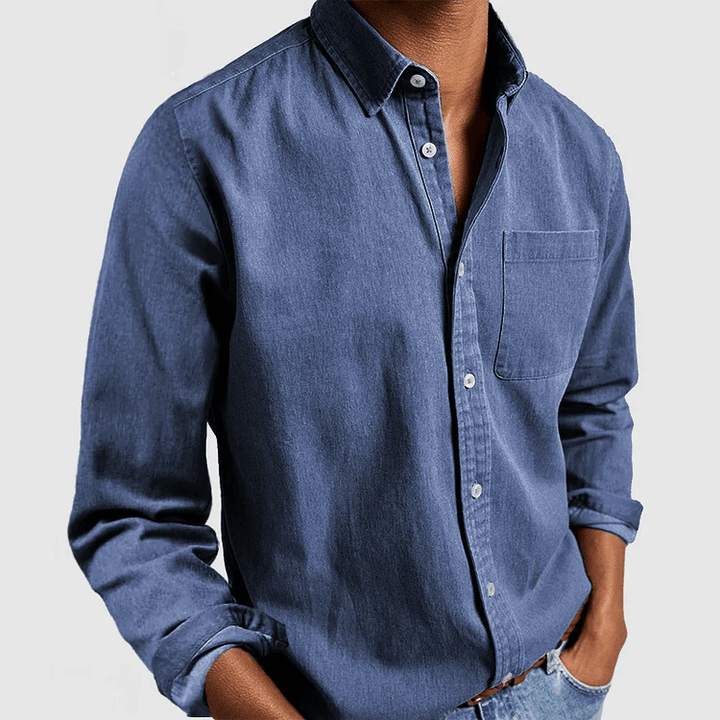 Men’s Casual Button-Up Shirt | Long Sleeve