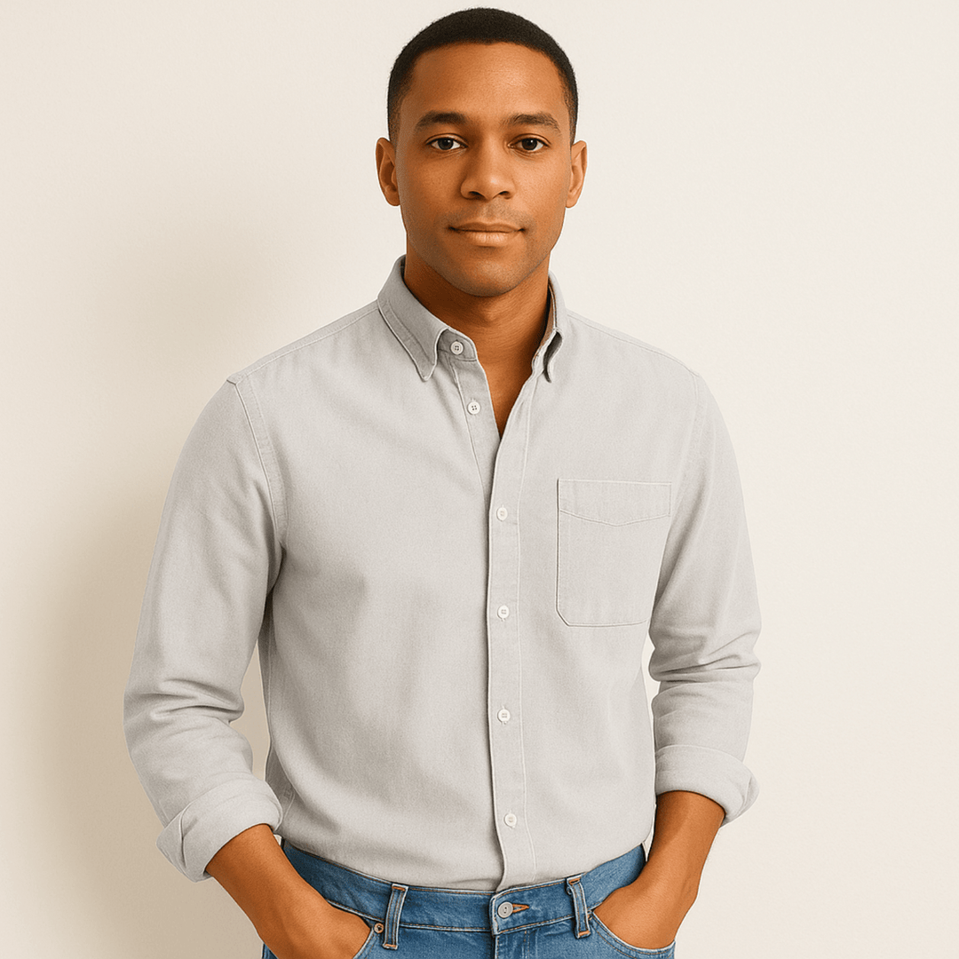 Men’s Casual Button-Up Shirt | Long Sleeve
