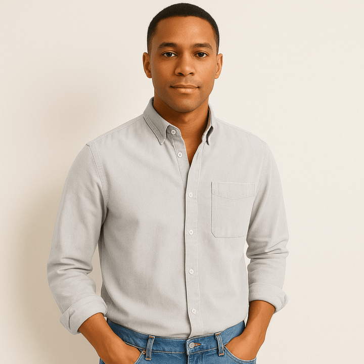 Men’s Casual Button-Up Shirt | Long Sleeve