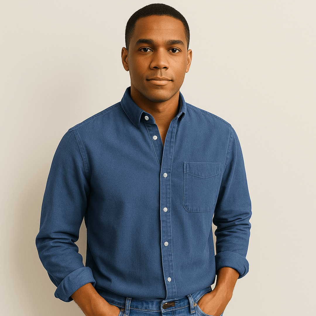 Men’s Casual Button-Up Shirt | Long Sleeve