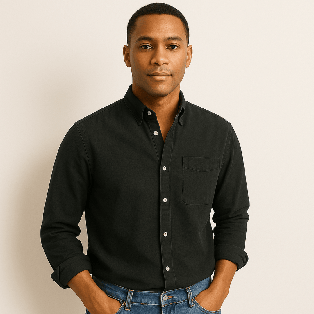 Men’s Casual Button-Up Shirt | Long Sleeve