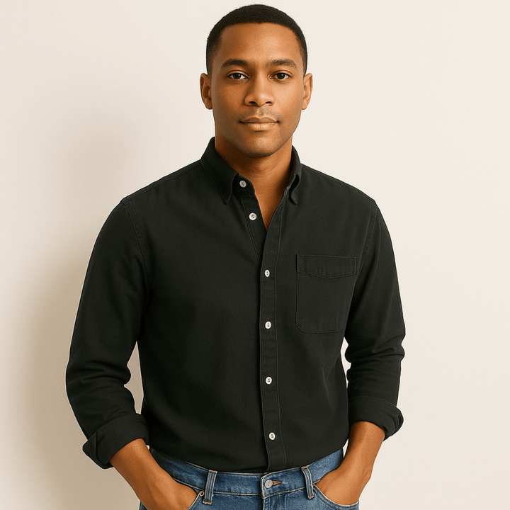 Men’s Casual Button-Up Shirt | Long Sleeve