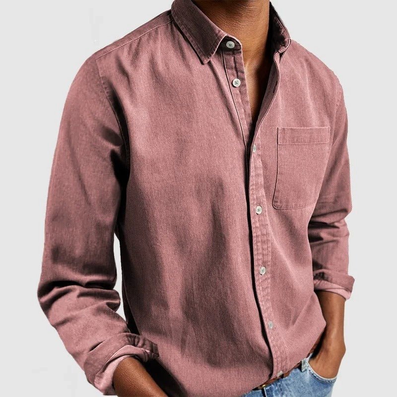 Men’s Casual Button-Up Shirt | Long Sleeve