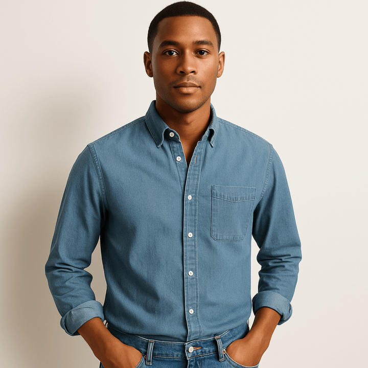 Men’s Casual Button-Up Shirt | Long Sleeve
