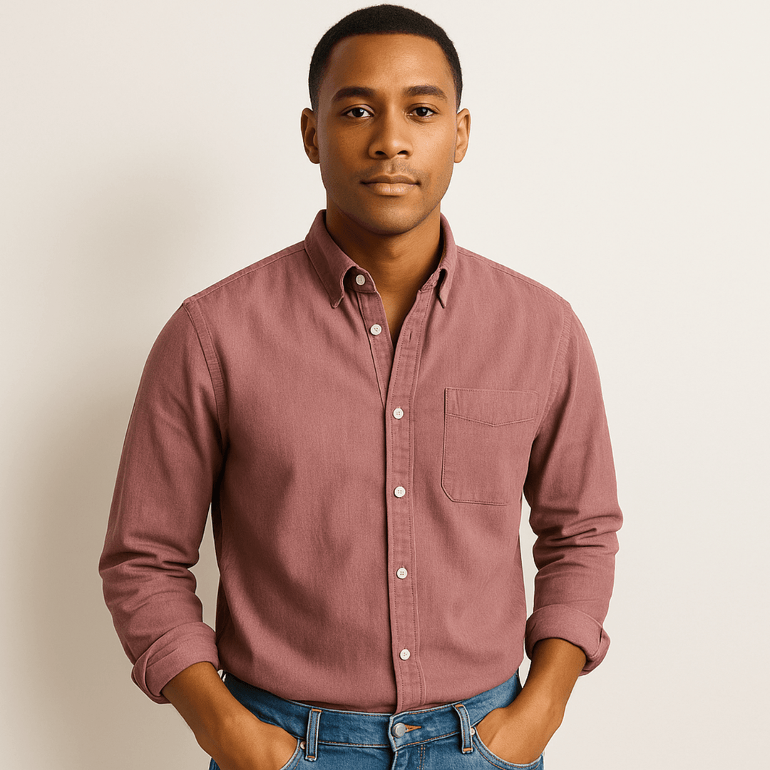 Men’s Casual Button-Up Shirt | Long Sleeve