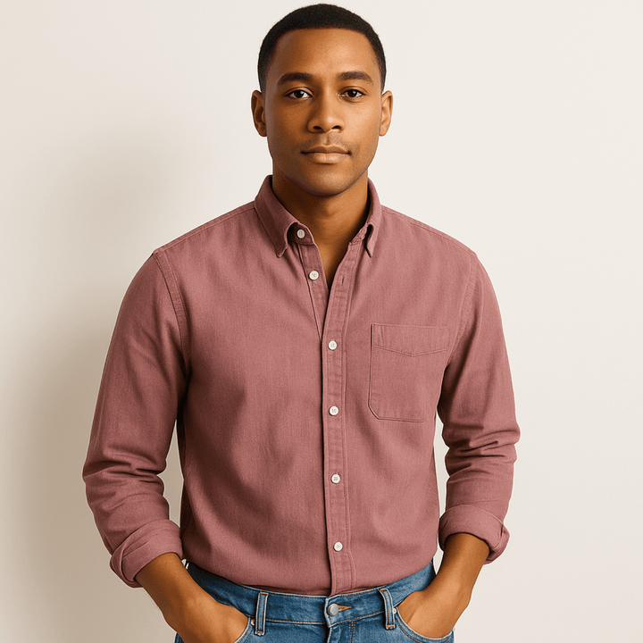Men’s Casual Button-Up Shirt | Long Sleeve