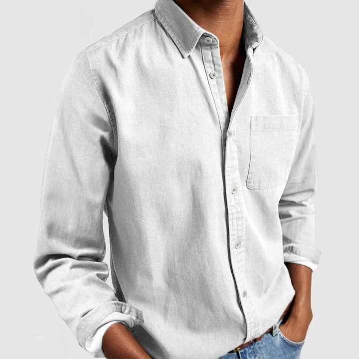 Men’s Casual Button-Up Shirt | Long Sleeve