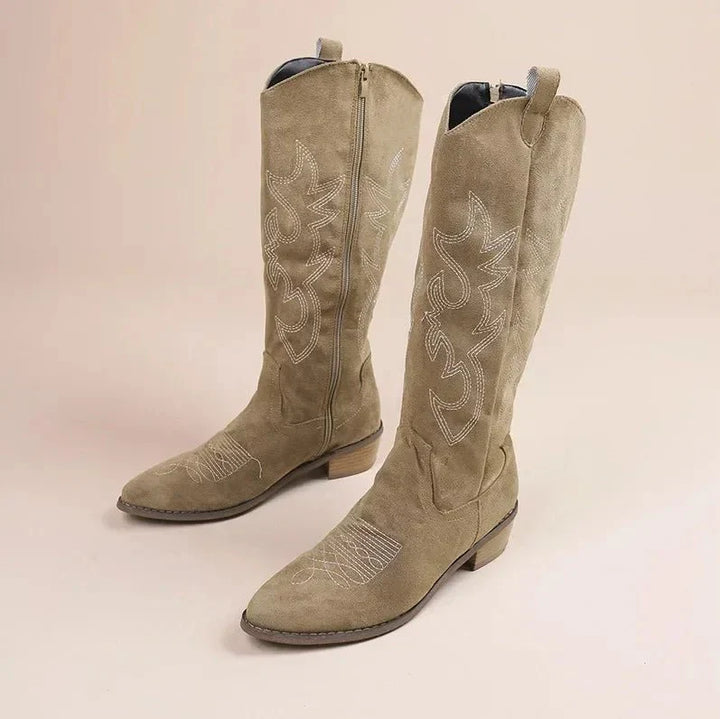 Women’s Knee-High Cowboy Boots | Pointed Toe