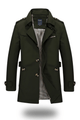 Men’s Double-Breasted Trench Coat | Mid-Length