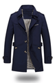 Men’s Double-Breasted Trench Coat | Mid-Length