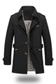 Men’s Double-Breasted Trench Coat | Mid-Length