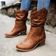 Women’s Mid-Calf Western Boots | Block Heel