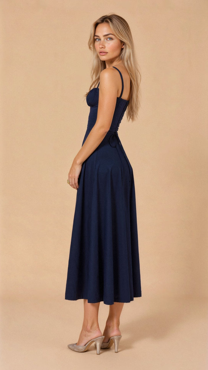 Women’s Floral Bustier Dress | Midi