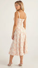 Women’s Floral Bustier Dress | Midi