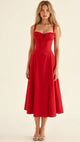 Women’s Floral Bustier Dress | Midi