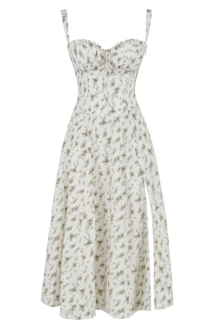Women’s Floral Bustier Dress | Midi