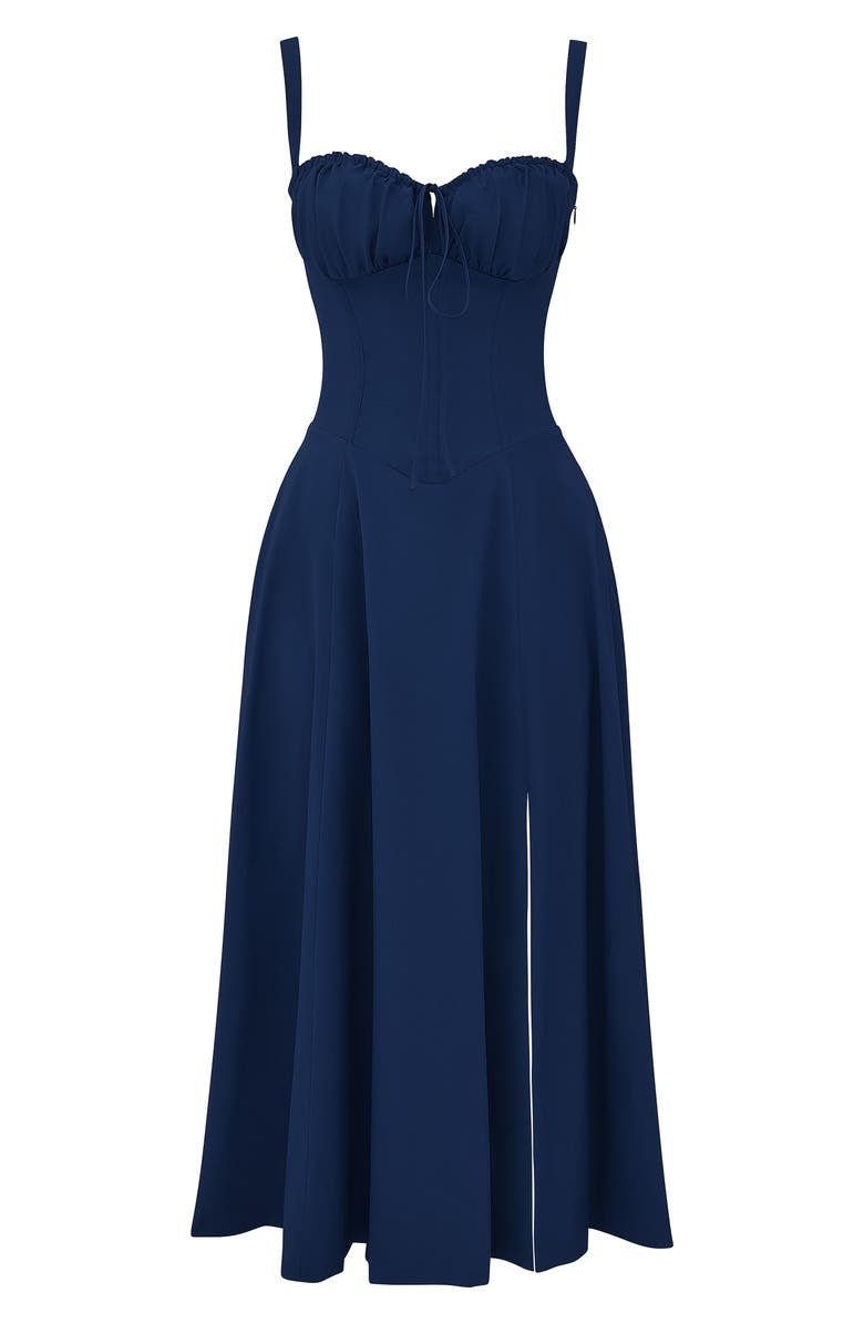 Women’s Floral Bustier Dress | Midi