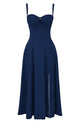 Women’s Floral Bustier Dress | Midi