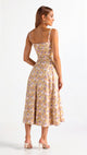 Women’s Floral Bustier Dress | Midi