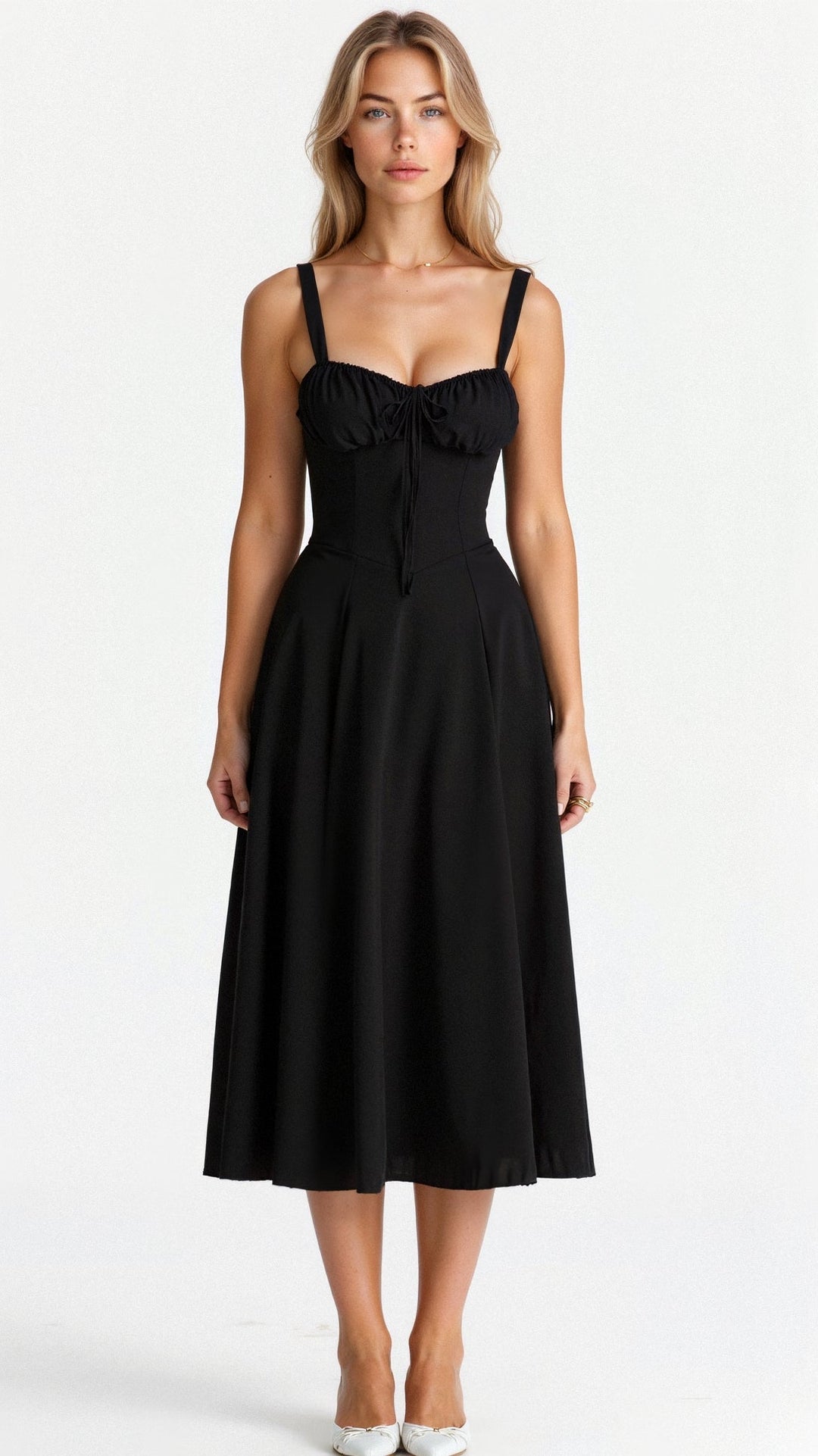 Women’s Floral Bustier Dress | Midi