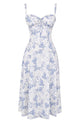 Women’s Floral Bustier Dress | Midi