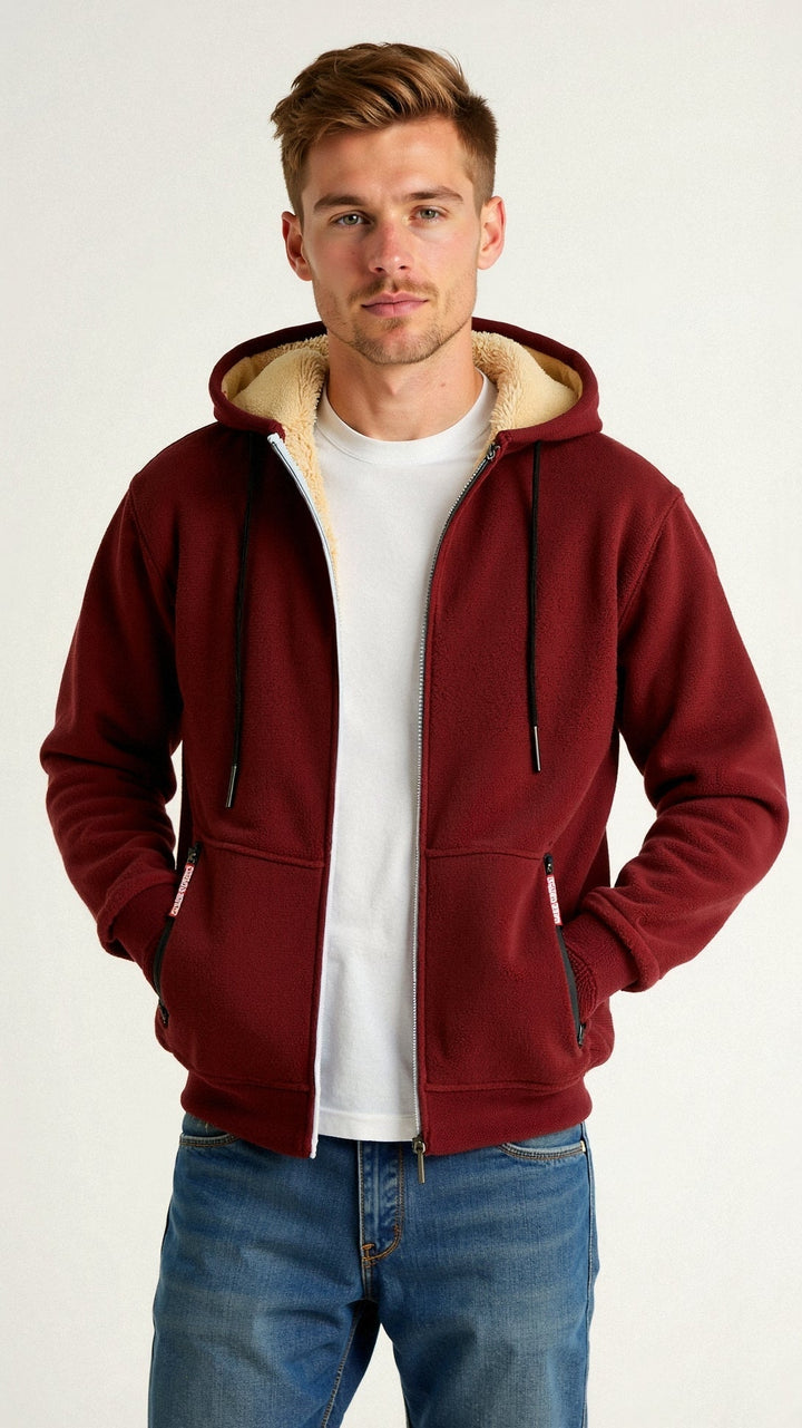Men’s Zip-Up Hoodie | Winter