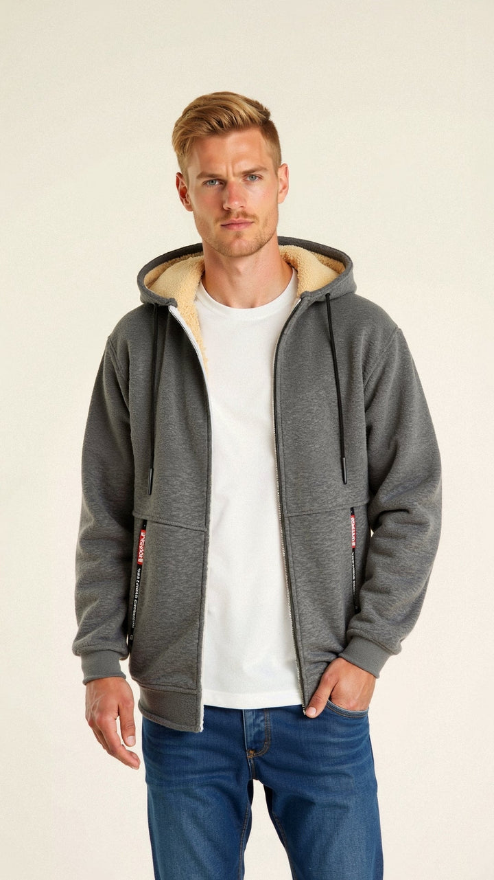 Men’s Zip-Up Hoodie | Winter