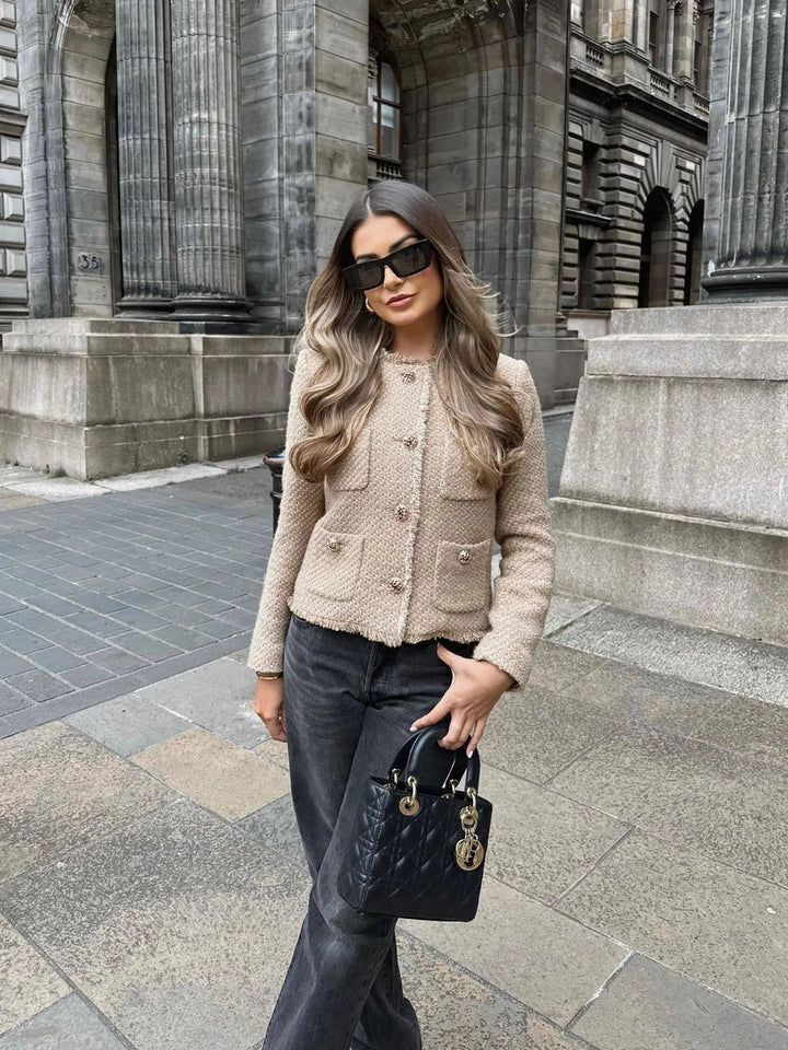 Women’s Cropped Tweed Blazer | Long
