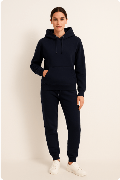 Unisex Hoodie Tracksuit Set | Casual Jogger Outfit
