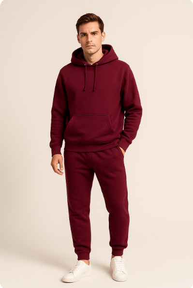 Unisex Hoodie Tracksuit Set | Casual Jogger Outfit