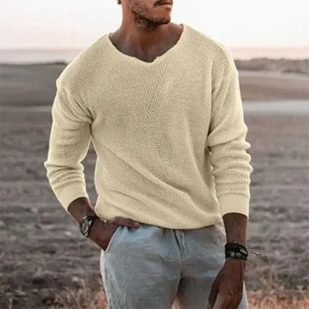 Men’s Casual Sweater | V-Neck