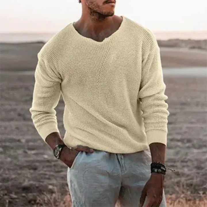 Men’s Casual Sweater | V-Neck
