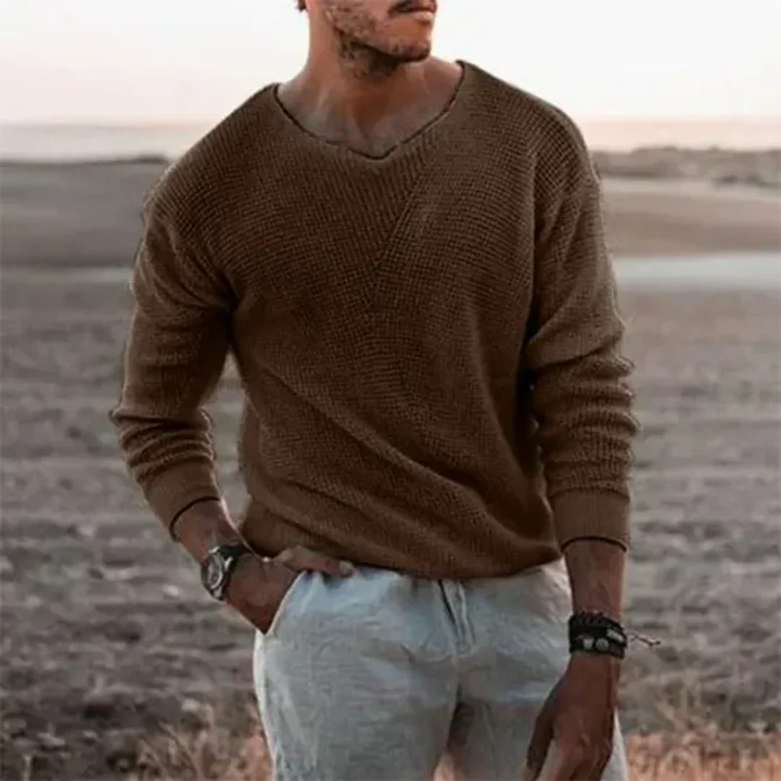 Men’s Casual Sweater | V-Neck