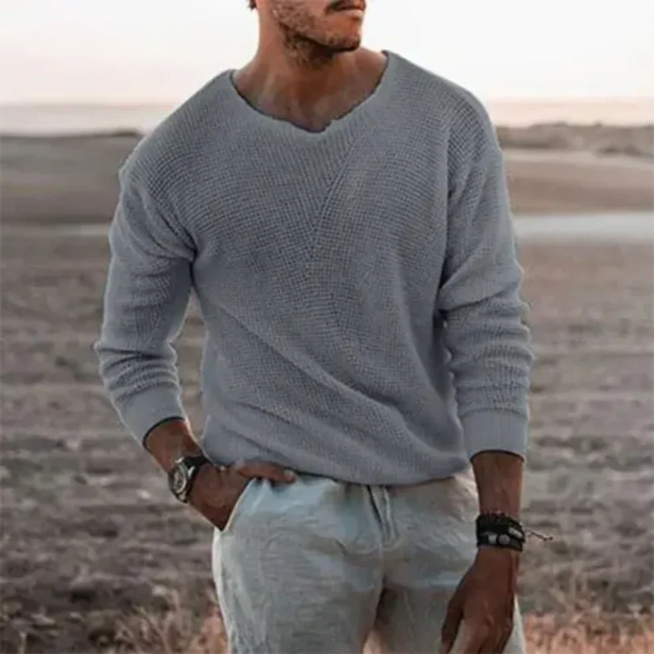 Men’s Casual Sweater | V-Neck