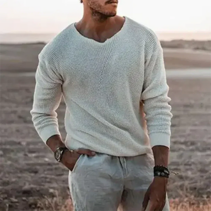 Men’s Casual Sweater | V-Neck