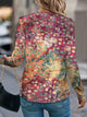 Women’s Abstract Print Long Sleeve Top | Casual