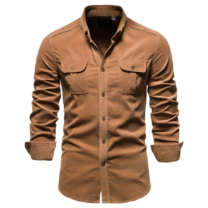 Men’s Long Sleeve Shirt | Button Pocket