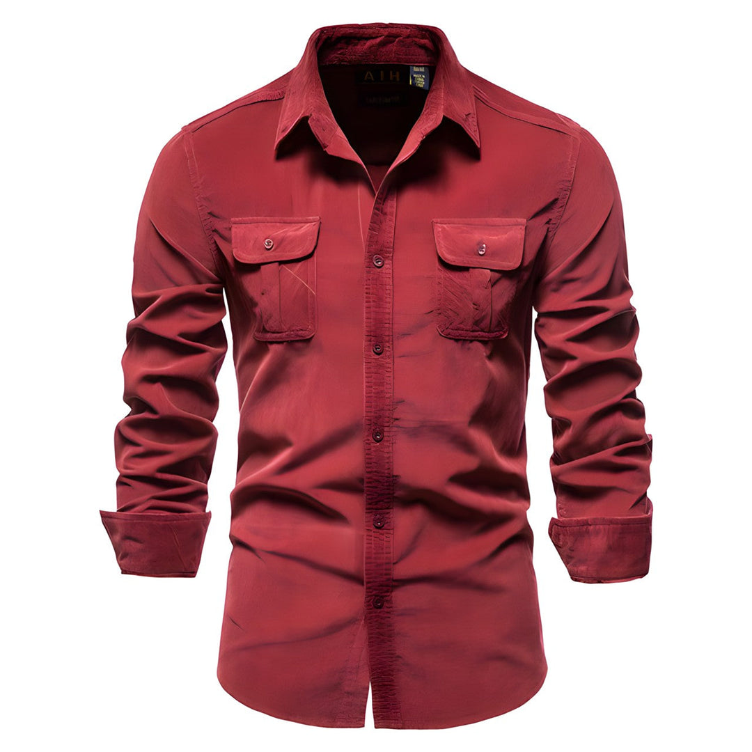 Men’s Button-Up Shirt | Pocket Detail