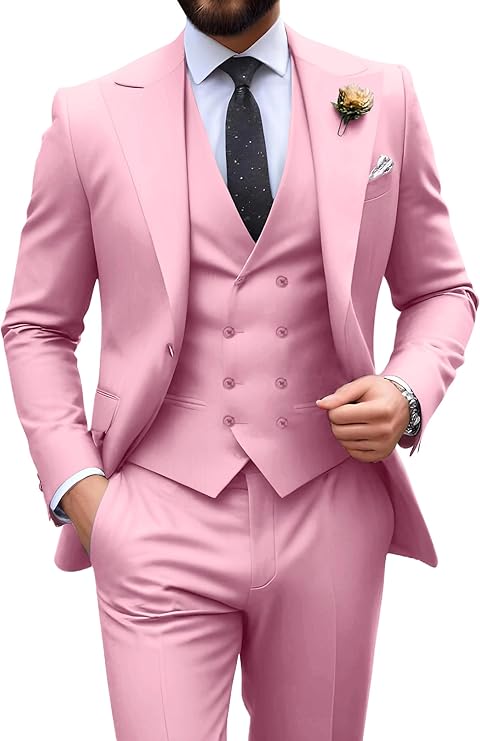 Men’s 3-Piece Slim Fit Suit | Formal Wedding