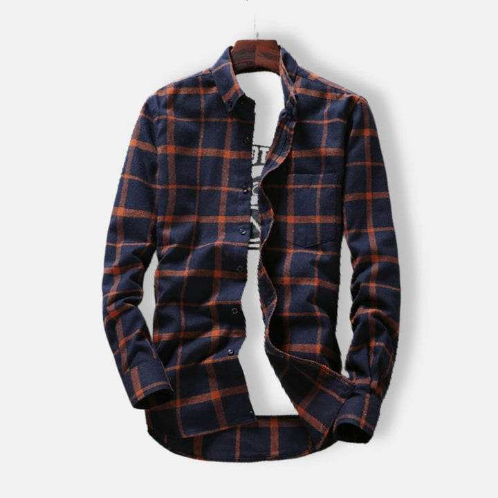 Men’s Checked Casual Shirt | Long Sleeve