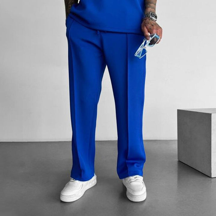 Matthew - Casual straight pants with elastic stretch