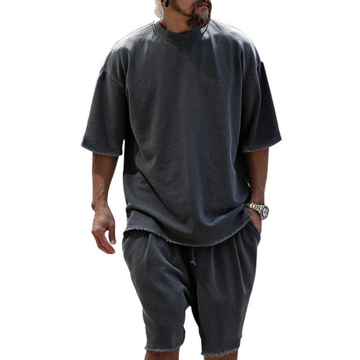 Emil - Men's Fit Short Sleeve Tee and Shorts Set