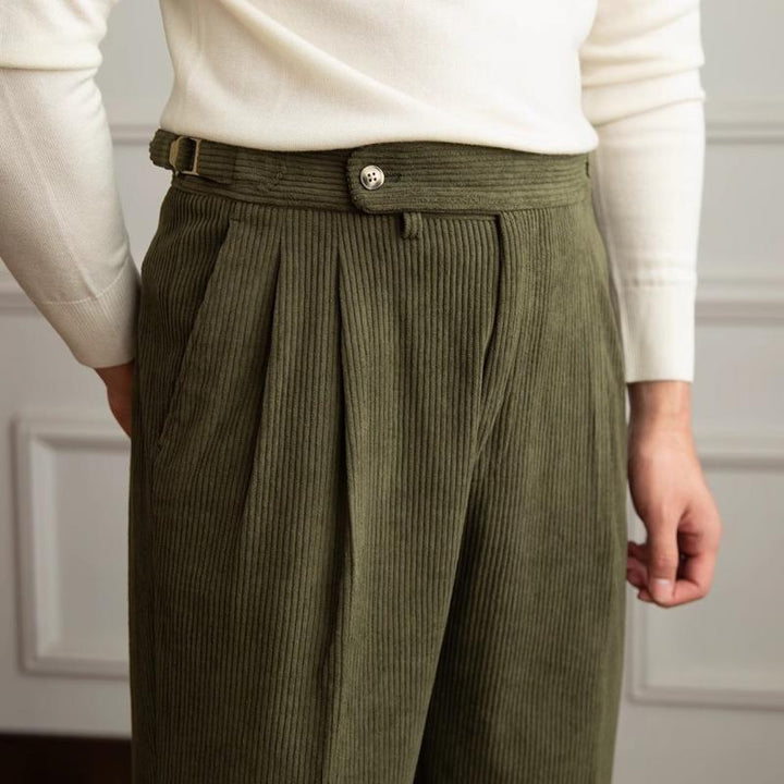 Harrison - Men's Retro Corduroy Naples Trousers
