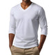 Cameron - Casual v-neck cotton blend t-shirt