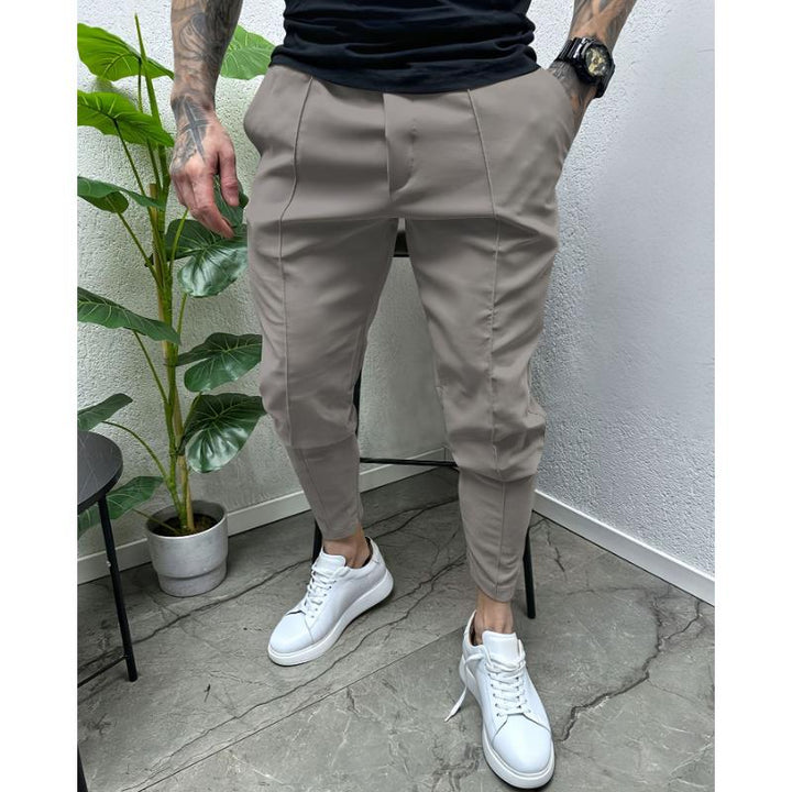 Andrew - Men's Solid Color Drawstring Casual Pants