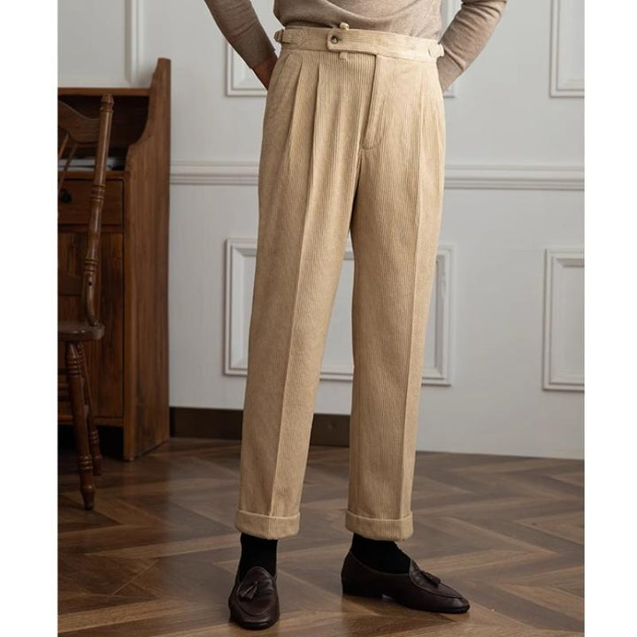 Harrison - Men's Retro Corduroy Naples Trousers